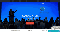 Desktop Screenshot of mcdonoughsrl.com