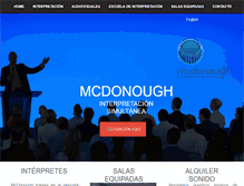 Tablet Screenshot of mcdonoughsrl.com